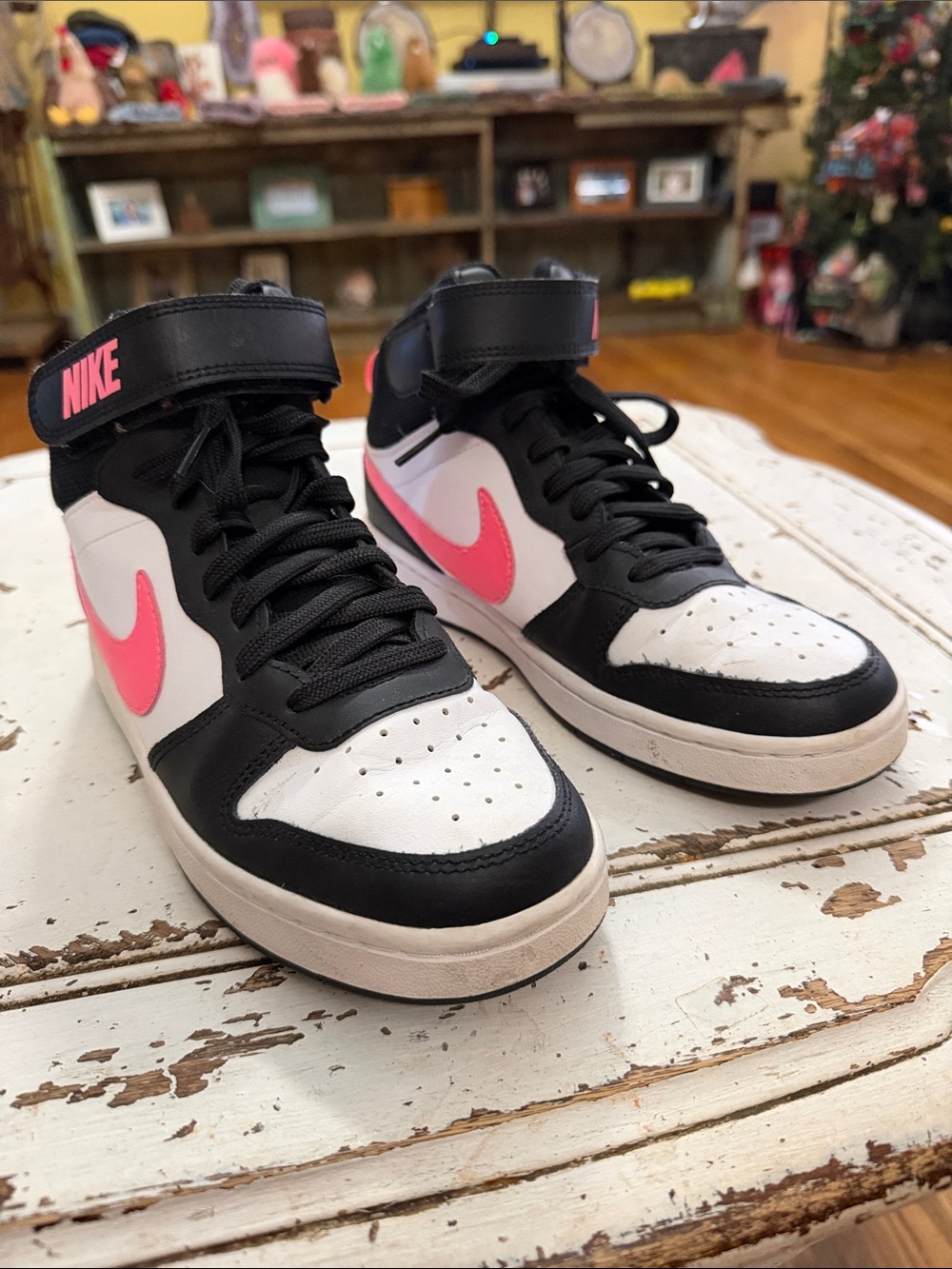 Nike Court Borough Mid 2 Big Kid Girls Sneakers